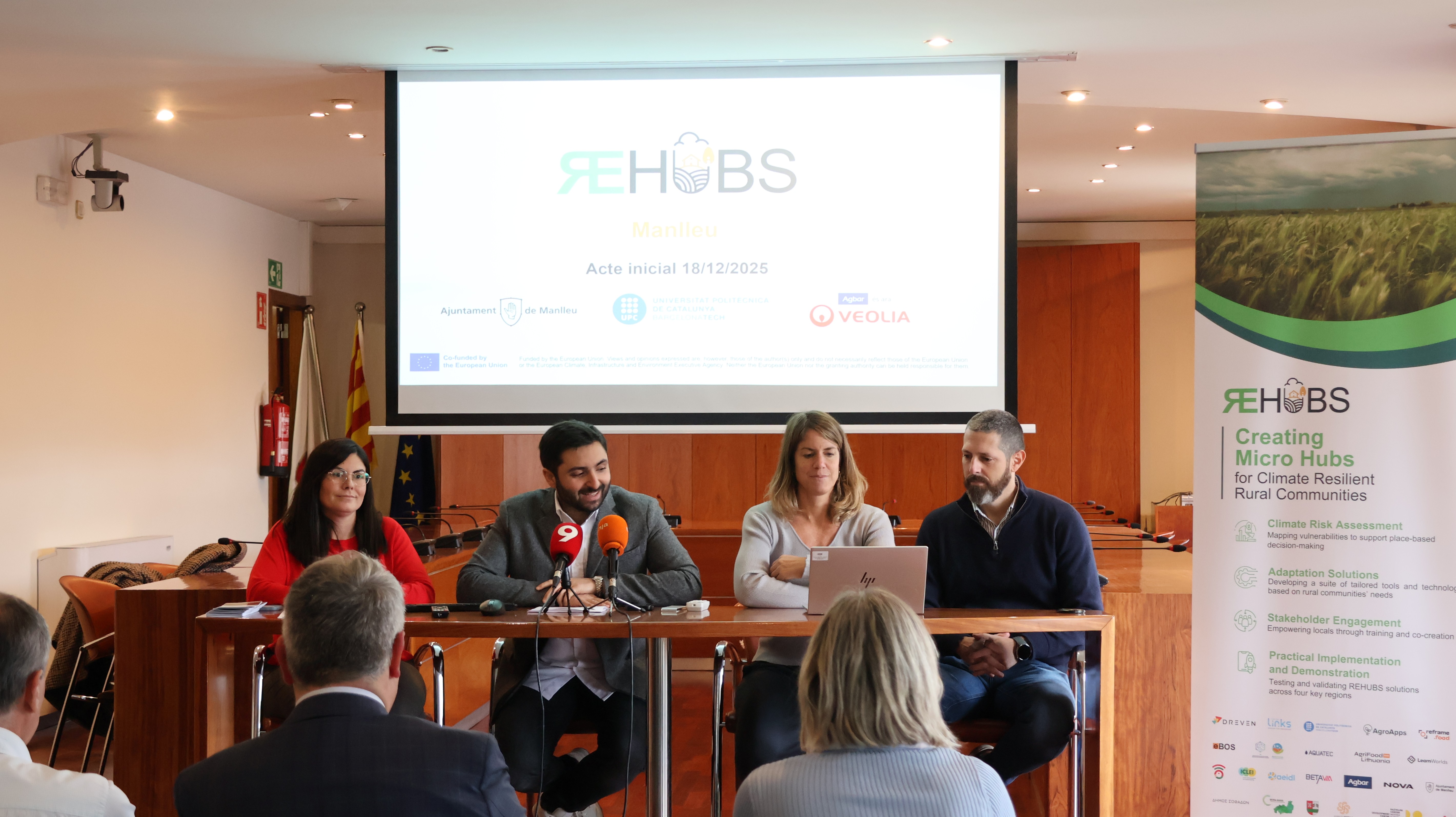 Ir a la noticia Manlleu reforzará su resiliencia climática con el proyecto europeo REHUBS